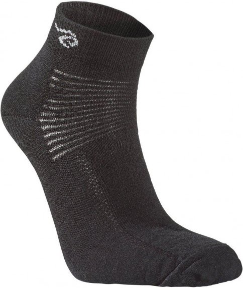 Ivanhoe of Sweden - Wool Sock Low - Merinosocken Gr 39-42 grau/schwarz