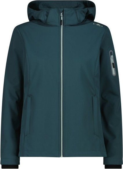 Thumbnail - CMP - Women's Softshell Jacket Zip Hood - Softshelljacke Gr 40 blau