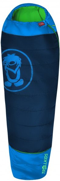 Trollkids - Kid's Fjell Dreamer Extendable - Kinderschlafsack Gr 160-190 x 68 x 45 cm - Body Length: 130-170 cm blau
