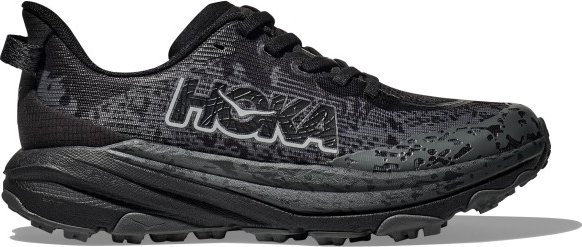 Thumbnail - HOKA - Kid's Speedgoat 6 - Trailrunningschuhe Gr 36 2/3 grau/schwarz