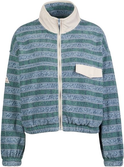 Quiksilver - Women's Kedai Full-Zip - Fleecejacke Gr L grau/türkis