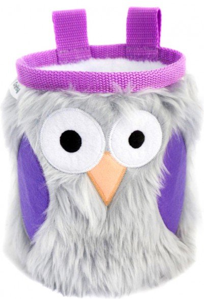 Crafty Climbing - Owl Chalk Bag - Chalkbag grau