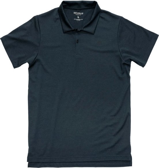 Devold - Premium Polo - Merinoshirt Gr L blau