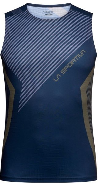 La Sportiva - Flow Tank - Laufshirt Gr M blau