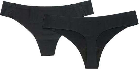 ATHLECIA - Women's Alax Seamless String 2-Pack - Alltagsunterwäsche Gr XXS/XS schwarz