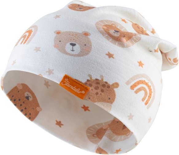 Sterntaler - Kid's Beanie Tiergesicht - Mütze Gr 43 cm grau