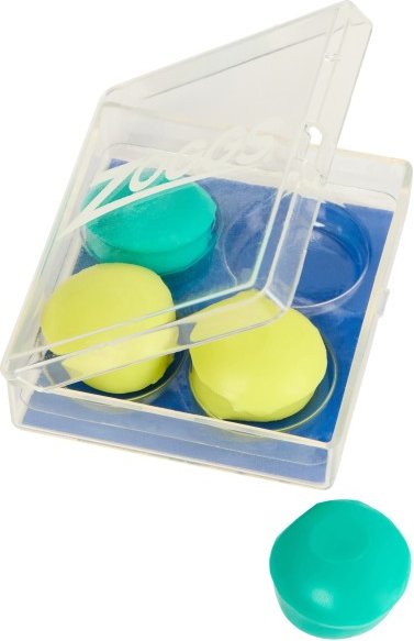 Zoggs - Silicone Ear Plugs - Ohrstöpsel turquoise /gelb