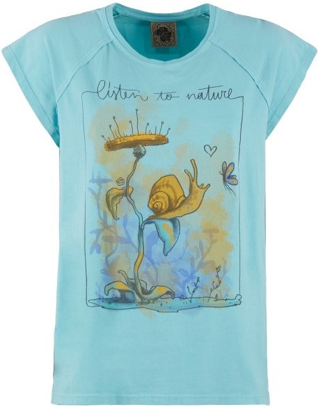 E9 - Women's Snail - T-Shirt Gr M blau