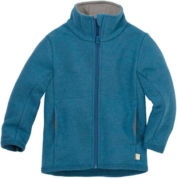 disana - Kid's Zipper-Jacke - Merinojacke Gr 86/92 blau