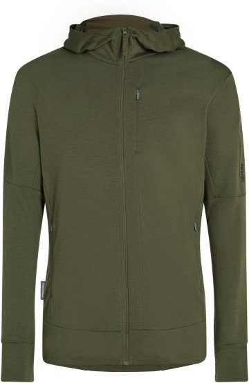 Icebreaker - Merino 260 Quantum IV L/S Zip Hoodie - Merinohoodie Gr XL oliv
