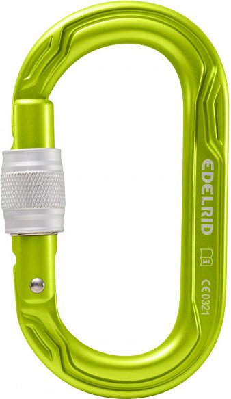 Edelrid - Oval Power 2500 Screw II - Schraubkarabiner oliv