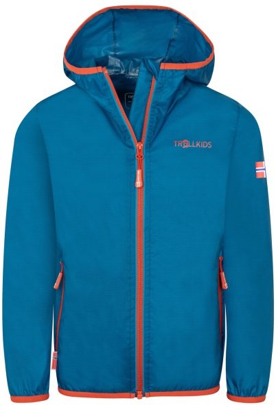 Trollkids - Kid's Trolltunga Jacket - Regenjacke Gr 116 blau
