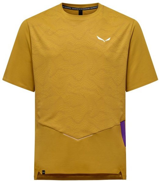 Salewa - Pedroc Tech Dry T-Shirt - Funktionsshirt Gr 52 gelb