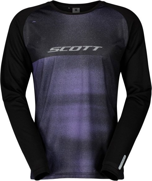Thumbnail - Scott - Tee Trail Tuned L/S - Radtrikot Gr M schwarz