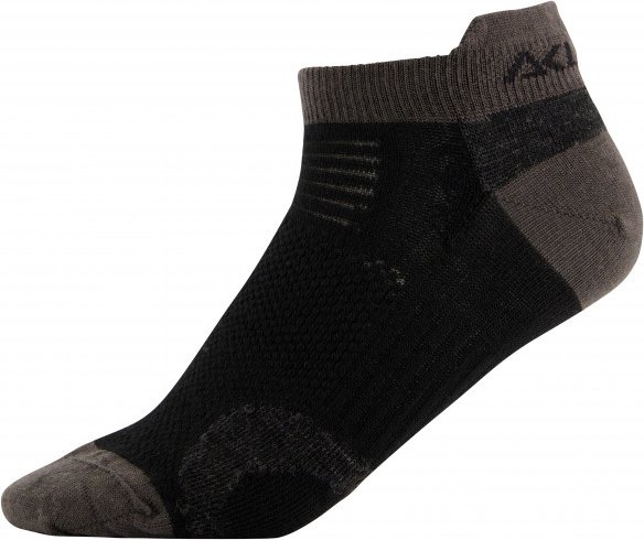 Thumbnail - Aclima - Ankle Socks 2-Pack - Merinosocken Gr 40-43 schwarz