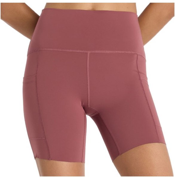 New Balance - Women's Sleek Pocket High Rise Short 6'' - Lauftights Gr XL rot