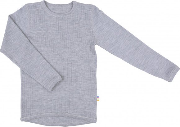 Joha - Kid's Shirt L/S Basic - Merinounterwäsche Gr 90 lila/grau