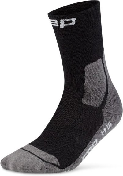 CEP - Hiking Light Cushion Socks Mid Cut - Wandersocken Gr V schwarz