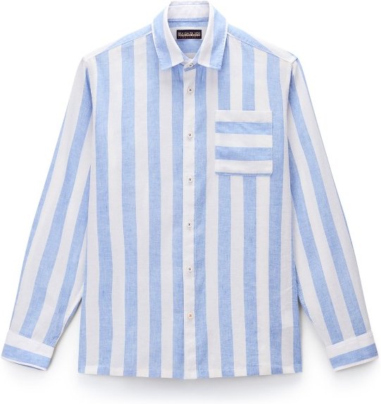 Thumbnail - Napapijri - G-Brolio L/S - Hemd Gr L weiß
