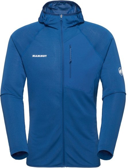 Mammut - Aenergy Light ML Hooded Jacket - Fleecejacke Gr S blau