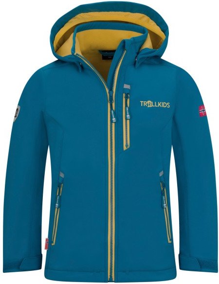Trollkids - Kid's Balestrand Jacket - Softshelljacke Gr 92 blau
