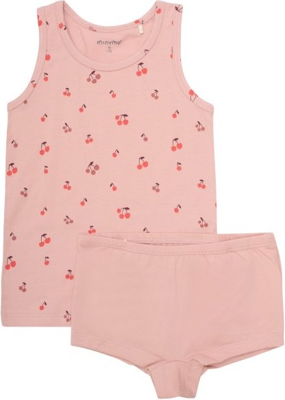 Minymo - Kid's Underwear Set AOP No. 124073 - Alltagsunterwäsche Gr 92 rosa