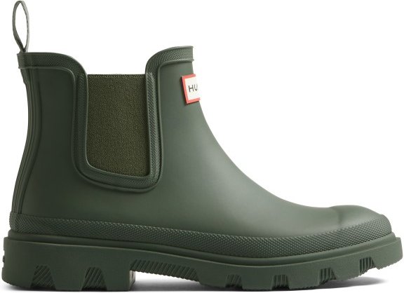Hunter Boots - Downpour Chelsea - Gummistiefel Gr 40,5 oliv