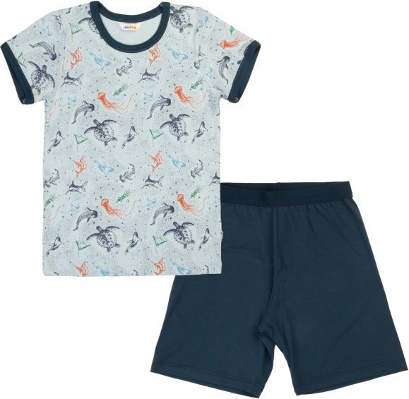 Joha - Boy's Summer Pyjamas - Alltagsunterwäsche Gr 150 grau/blau