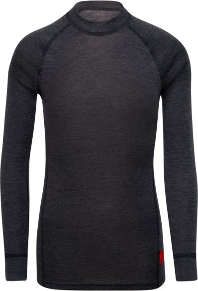 Thermowave - Kid's Merino Warm L/S Shirt - Merinounterwäsche Gr 110-116 schwarz