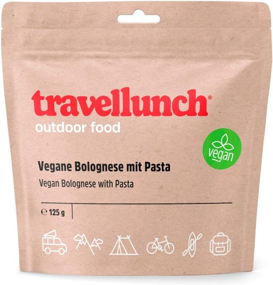 Travellunch - Veggie-Bolognese mit Pasta - Vegetarisch Gr 125 g