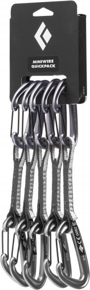 Thumbnail - Black Diamond - Miniwire Quickpack - Express-Set Gr 12 cm light gray