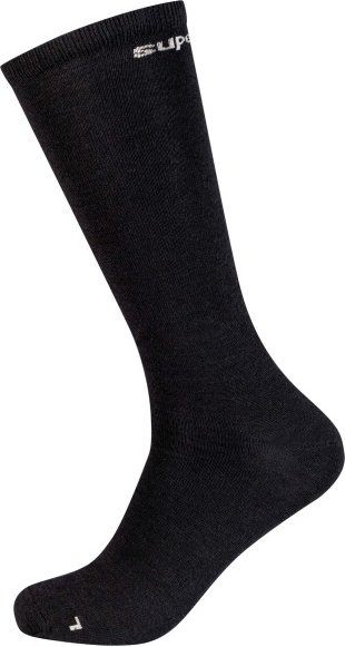 super.natural - Wool Guardians Longsocks 2-Pack - Merinosocken Gr 36-39 schwarz