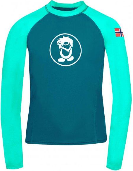 Trollkids - Kid's Kvalvika Shirt - Funktionsshirt Gr 92 türkis