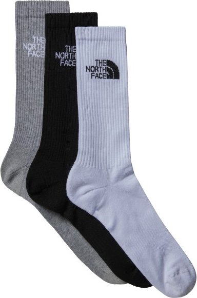 The North Face - Multi Sport Cush Crew Socks 3-Pack - Multifunktionssocken Gr L grau