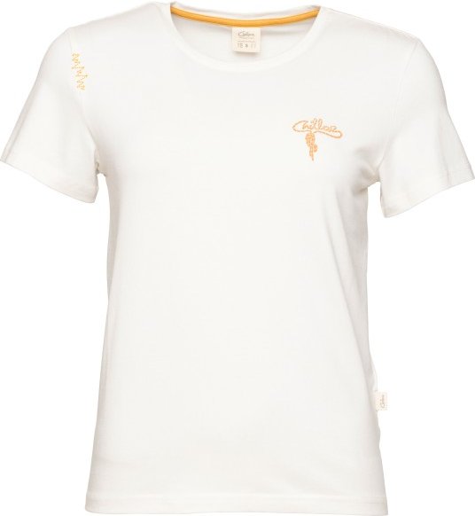 Chillaz - Women's Iseo Mountain Logo T-Shirt - T-Shirt Gr 36 weiß