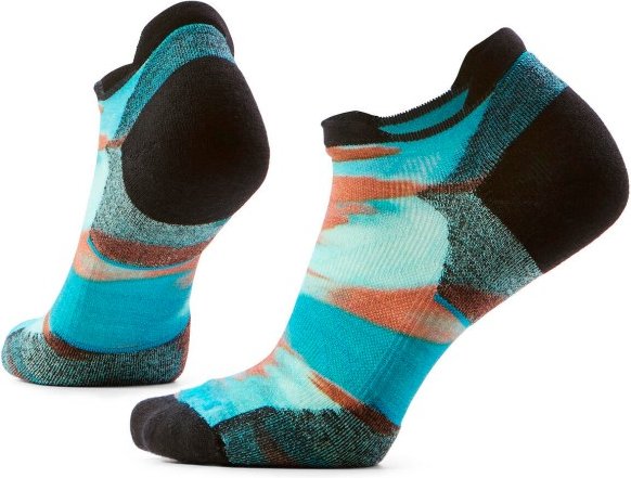 Smartwool - Women's Run Targeted Cushion Brushed Prt Low Ankle - Laufsocken Gr 34-37 bunt