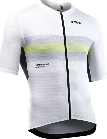 Thumbnail - Northwave - Force Evo Jersey Short Sleeve - Radtrikot Gr 4XL weiß/grau