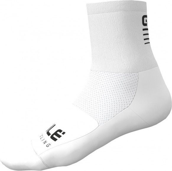 Alé - Strada 2.0 Socks - Radsocken Gr 40-43 - M weiß/grau
