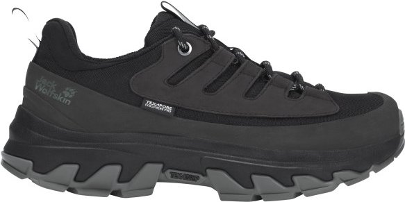 Jack Wolfskin - Women's Apex Hike Texapore Low - Multisportschuhe Gr 36 schwarz/grau