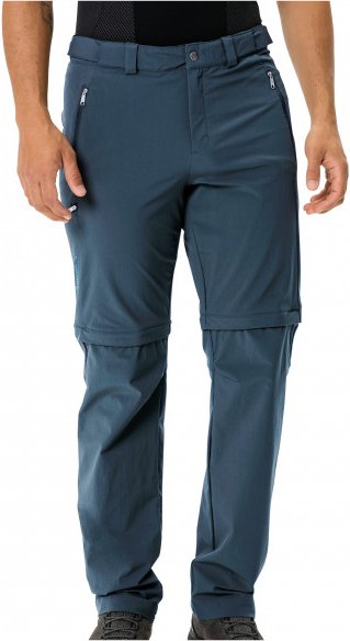 Vaude - Farley Stretch T-Zip Pants III - Zip-Off-Hose Gr 46 - Long blau