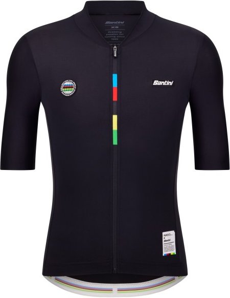 Santini - UCI World Champion Jersey Mondo - Radtrikot Gr S blau