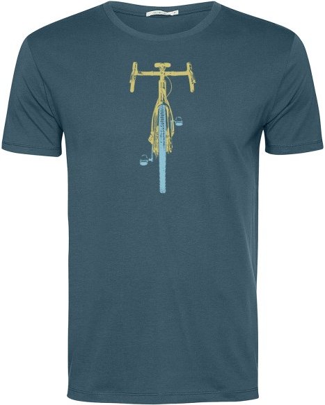 GreenBomb - Bike Front Stamp Guide T-Shirt - T-Shirt Gr M blau