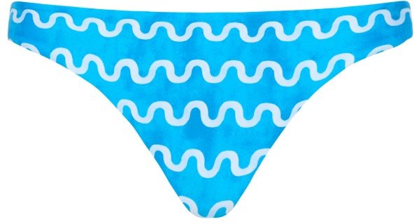 Seafolly - Women's Soundwave Hipster Tie Side - Bikini-Bottom Gr 44 blau