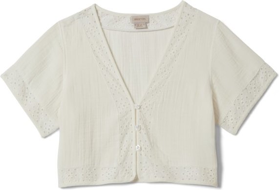 Brixton - Women's Seaside Eyelet Top - Top Gr L beige