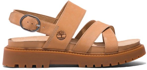 Timberland - Women's Clairemont Way Cross-Strap Sandal - Sandalen Gr 39 braun