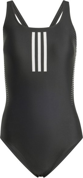 Thumbnail - adidas - Women's 3-Stripes Rubber Graphic Swimsuit - Badeanzug Gr 42 grau/schwarz