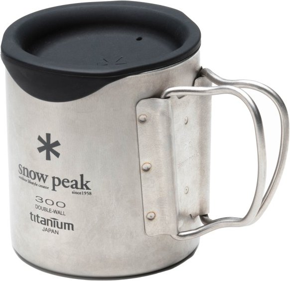 Snow Peak - Double Mug 300 Silicone Lid - Deckel schwarz