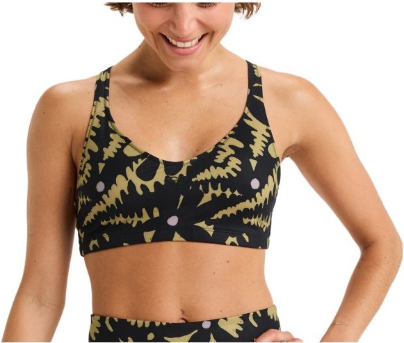 Thumbnail - Roxy - Women's Heart into it Bra Print - Sport-BH Gr XL beige