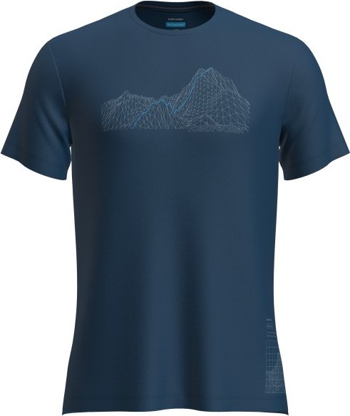 Icebreaker - Merino 125 Cool-Lite Sphere S/S Tee Beta - Funktionsshirt Gr XL blau