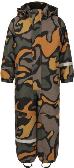 Thumbnail - ZIG ZAG - Kid's Tower Printed Coverall W-Pro 10000 - Overall Gr 110/116 braun
